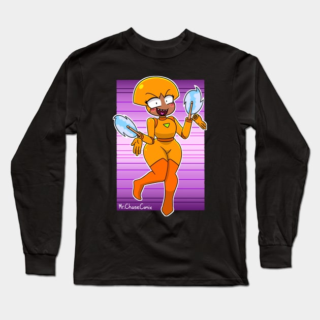 Shannon (Hybrid Style) Long Sleeve T-Shirt by mrchasecomix